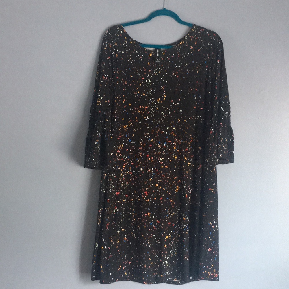 Holiday- Long bell sleeve dress